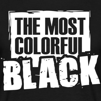The most colorful black