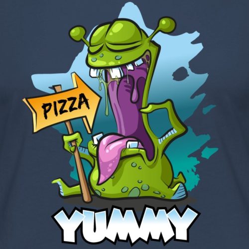 Pizza Monster Alien Yummy