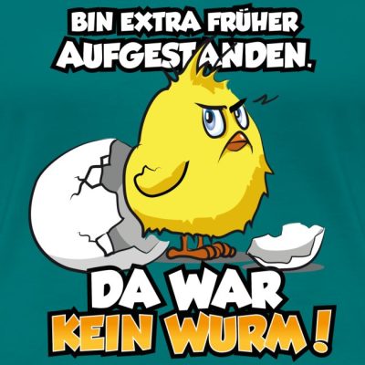 Bin extra früher aufgestanden da war kein Wurm